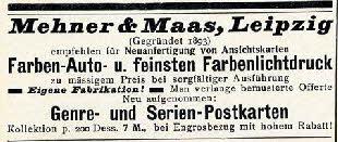 Mehner_Maas_advert_1906