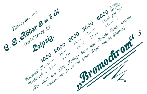 Roeder_Leipzig_Bromochrom_sample_with_prices