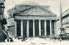 Roma_Il_Pantheon_printed_by_Paul_Trabert