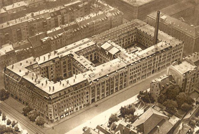 Aerial view of the impressive C.G. Roeder factory.