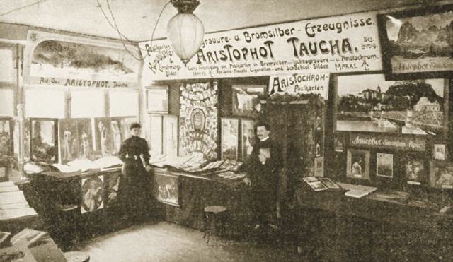 Aristophot stall at Leipzig Paper Fair 1906.