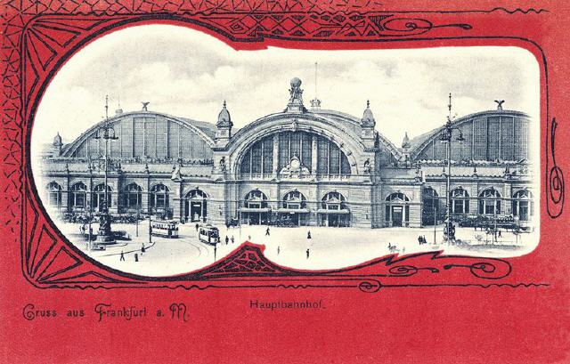 Frankfurt/M. Main Station. Pre-1905 issue.