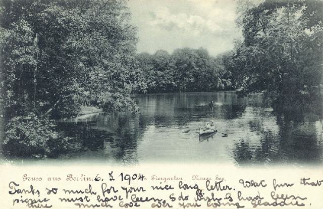 Greetings from Berlin.