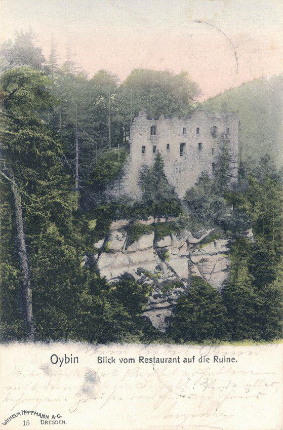 Oybin. Saxony. Shows early Hoffmann logo.