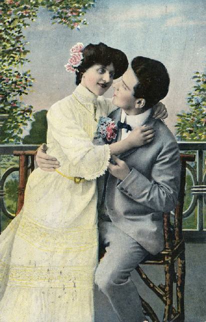 Love & Romance. TH. E. L. series 1082. USA 1908