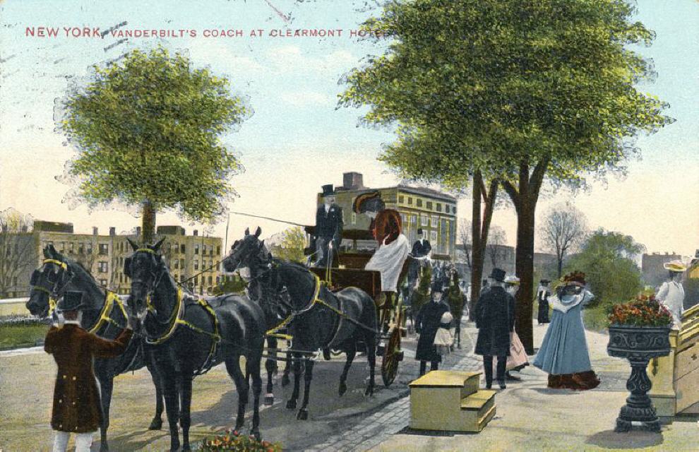 NY. Vanderbilt's Coach. Street Life series no. 8.