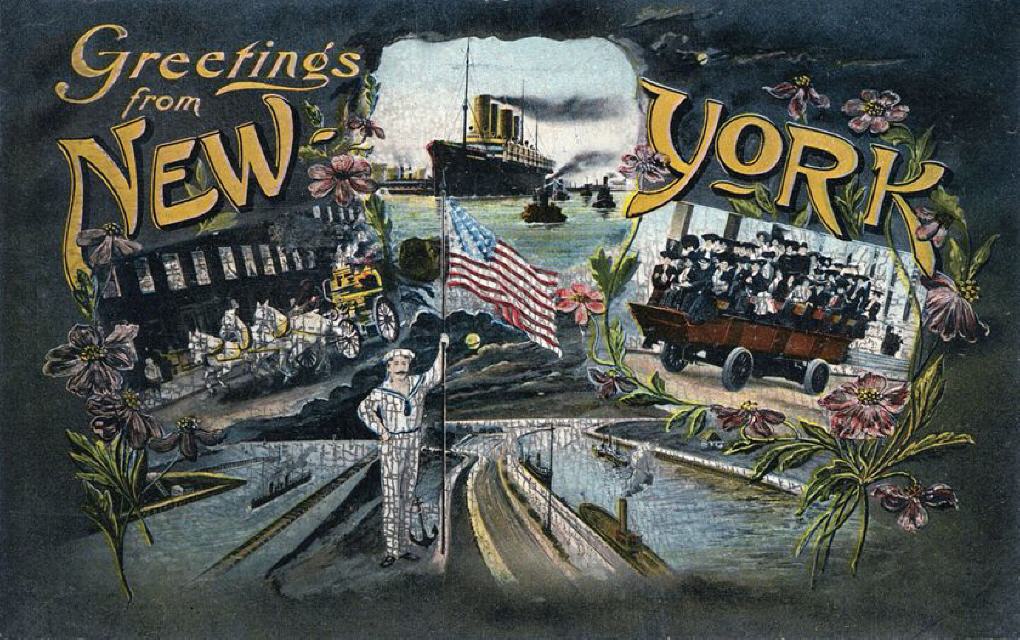 Greetings from New York. Theochrom 1801-18.