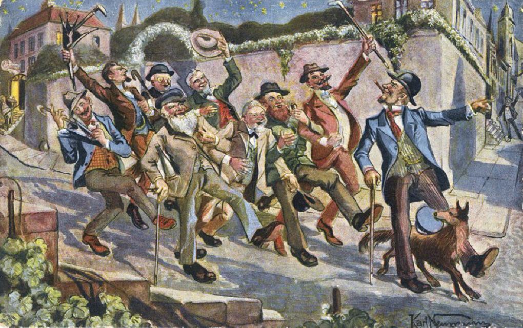 Palatinate Wine tasting. LH no. 33927.