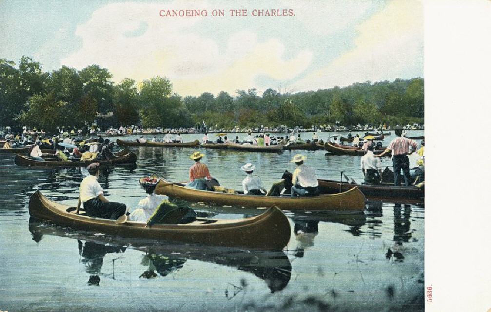 Canoeing on the Charles. LH no. 5636