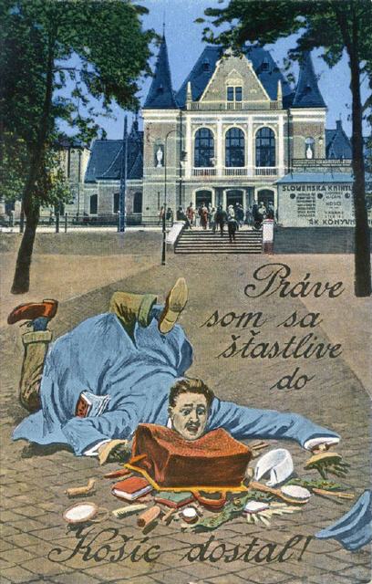 Kosice. Station. Arrived well. LH no. 24260.