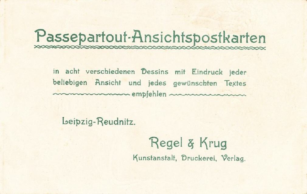 R&K Passepartout design promo imprint.
