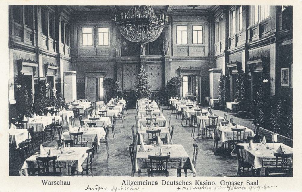 SSB. Warschau/Warsaw. WW1 Casino.