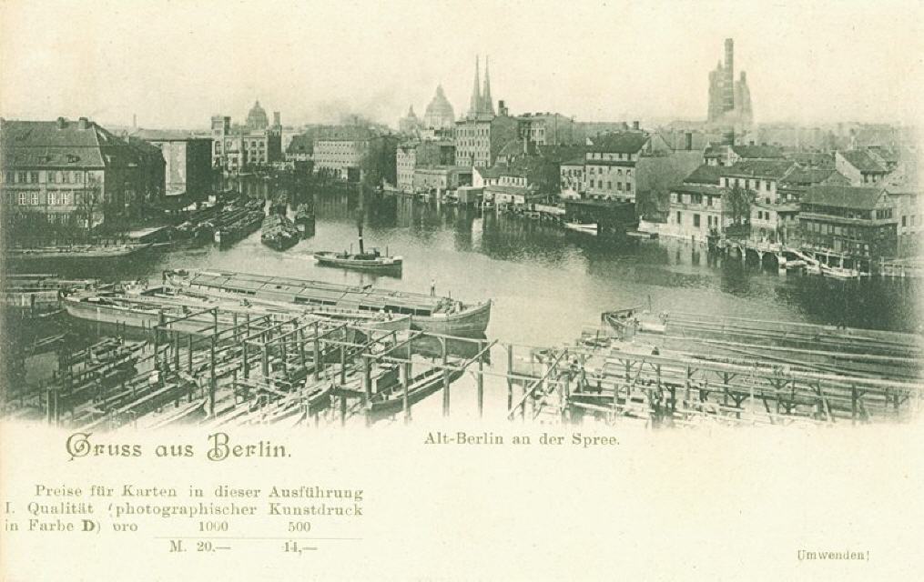 Old Berlin. Oscar Lange sample card.