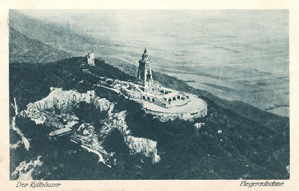 Kyffhaeuser Monument. GG gravure printed card.