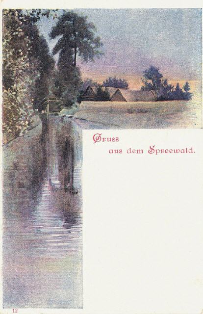 Spreewald. GG coloured halftone sample.