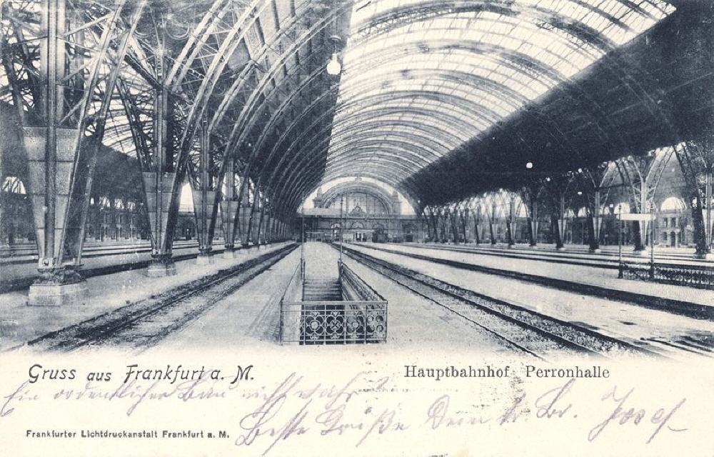 Frankfurt/M. Main Station. Platforms. 1903.