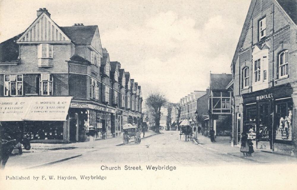 Weybridge, UK. Likely printed by FL.