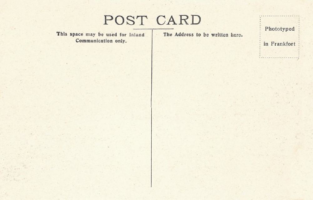 Address side layout of illustrated UK cards.