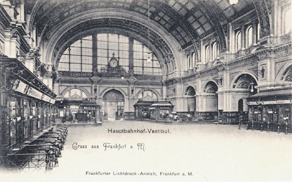 Frankfurt/M. Station. Interior view. Pre-1905.