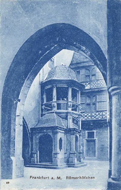 Frankfurt/M. "Roemerhoefchen". Post-1905 print.
