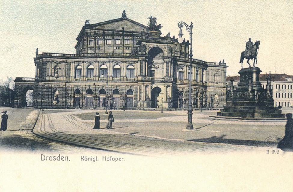 Dresden. Opera. Hoffmann B 392. Pre-1905 date.