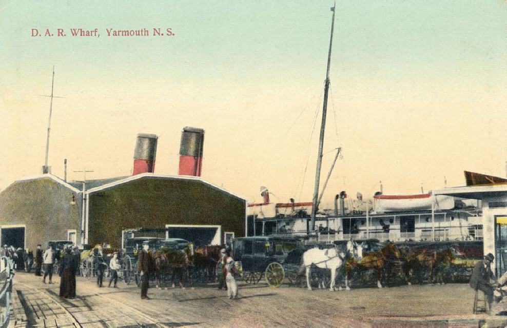 G&T D 848 12. Yarmouth. Wharf. Canada.