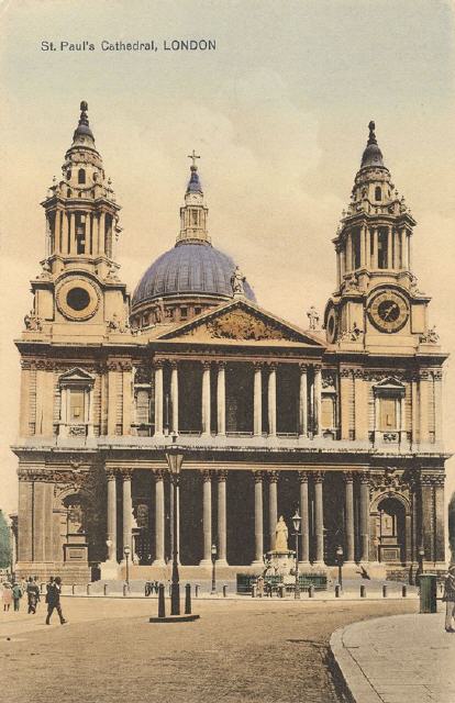 G&T B 6174 11. London. Sepia handcoloured.