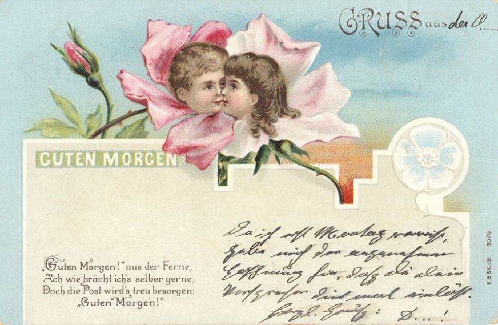 Buettner ser 9079. Good Morning. 1900.