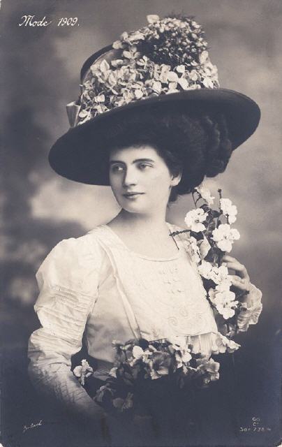 Gerlach ser 728-4. (Hat) Fashion 1909.