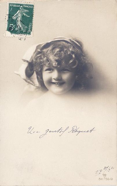 Gerlach ser 736-3. Mailed 1910 in France.