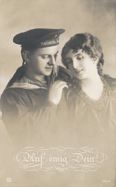 SDK ser 665-5. Seaman romance in WW1.