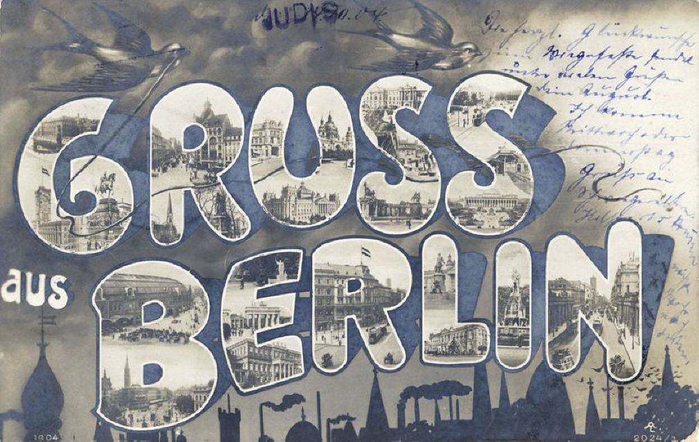 AL 2024-3. Capital Letter Greetings. Mailed 1904.