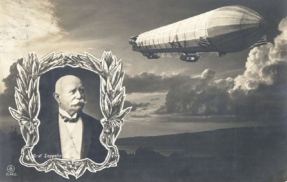 AL B 440. Zeppelin. Published August 1908.