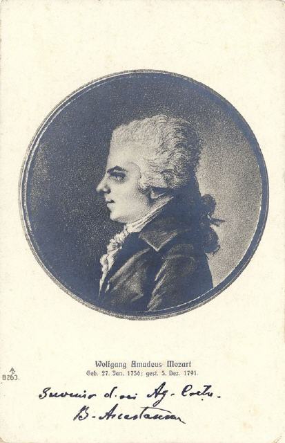 AL B 263. Wolfgang Amadeus Mozart.