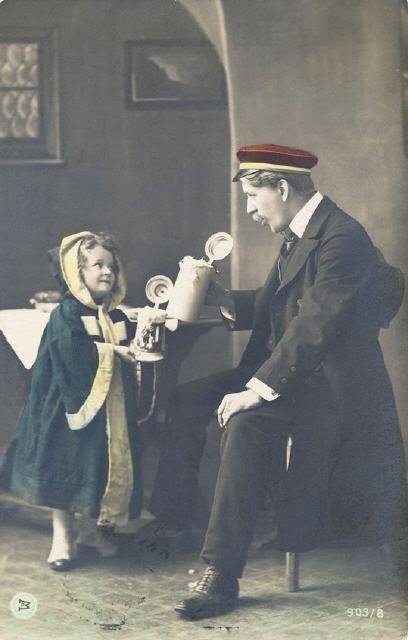 Polyphot ser 903-8. "Munich Child". Mailed 1908.