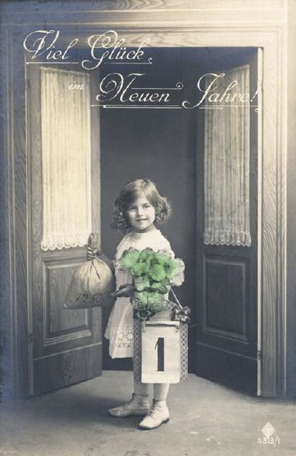 Juno ser 4313-1. New Year greetings. Unused.