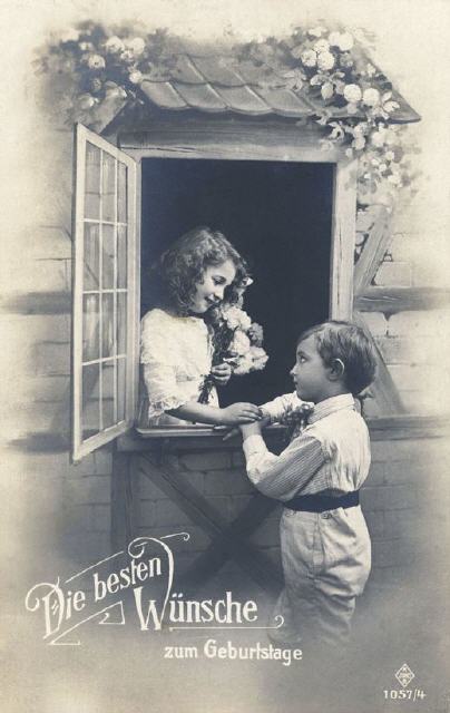 Juno ser 1057-4. Birthday greetings. Mid-1918.