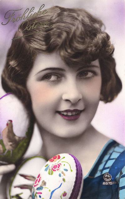 PC Paris 2675. Easter greetings. German caption.