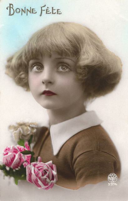 A. Noyer 3374. Mailed in 1923. "Big Eyes".