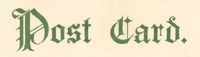 Typical Ludewig "POST CARD" design.
