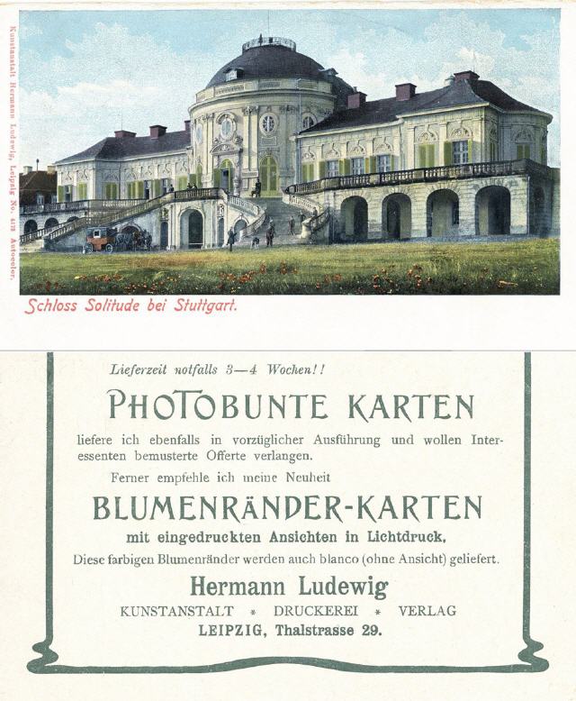 Schloss Solitude bei Stuttgart.