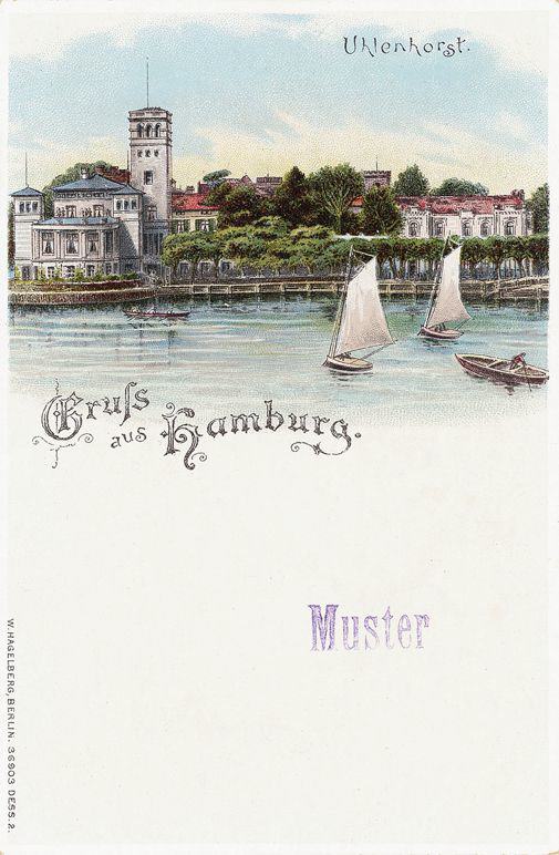 Greetings from Hamburg. Uhlenhorst.