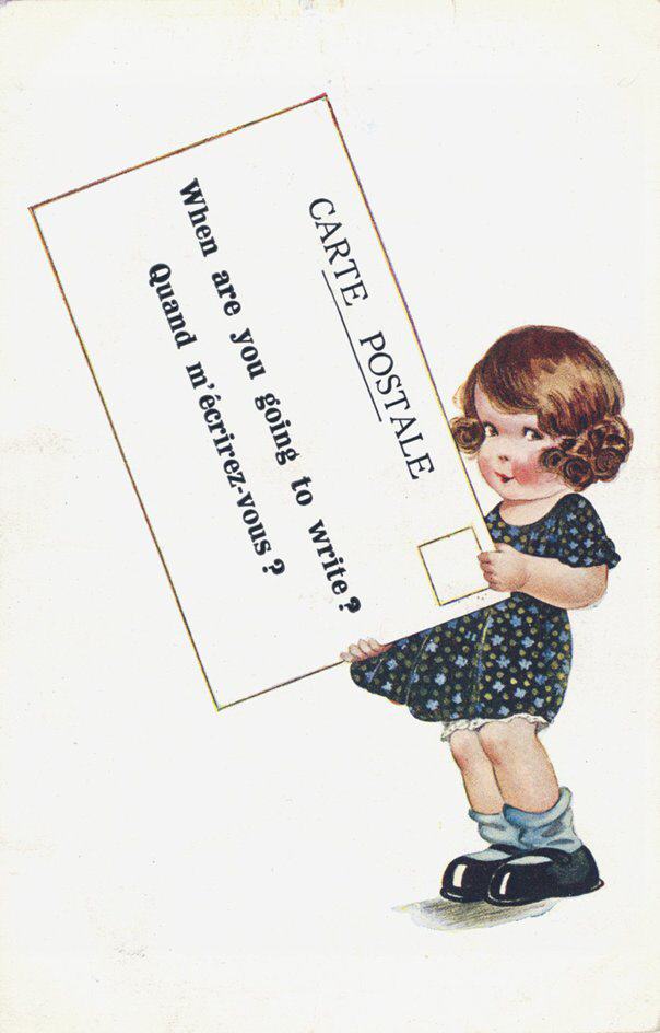 When are you going to write?